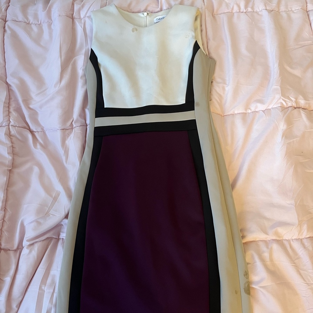 Calvin Klein Women’s color block dress